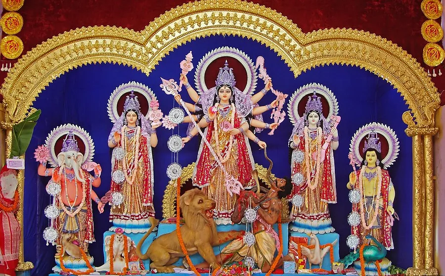 durga की मूर्ति